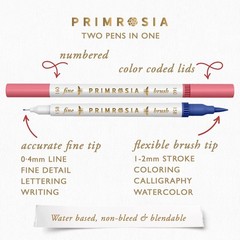 60 PCS Fauna Dual Tip Watercolor Brush Fine Pens Art Sketch Calligraphy Marker