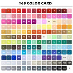 Abeier 168 Colors Alcohol Markers Set Dual Tips Blender Art Markers For Drawing
