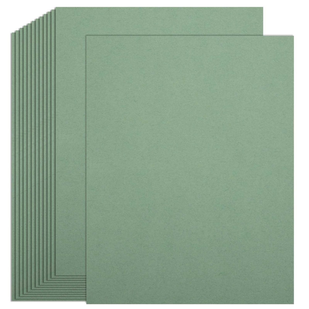 Cardstock Paper 25 Sheets Sage Green 300gsm 110lb 8.5 x 11 Inch 300gsm 110lb