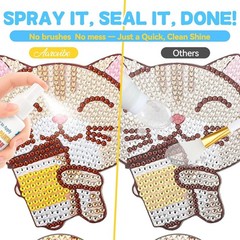 Diamond Art Sealer Spray, Fast-Drying Diamond Painting Sealer for Resin Diamonds