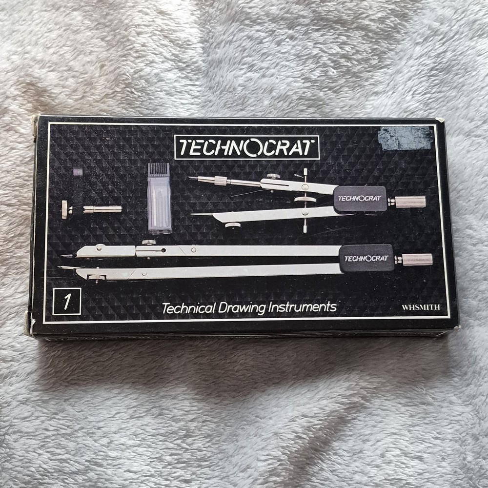 Vintage Technocrat Technical Drawing Instrument Set – Made in Italy – WHSmith