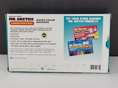 Vtg Sanford Mr Sketch Unscented Nontoxic Water Color Markers 12 Set Odorless
