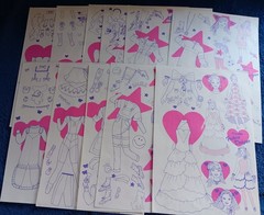 VTG Crayola Fashion Designer Kit 1990 Toy Drawing Color Styling Art Set Stencils