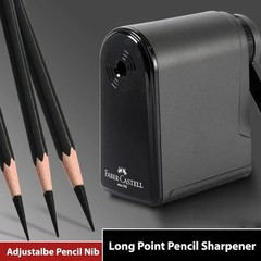 Faber Castell Artists Long Point Pencil Sharpener Manual for Art Charcoal