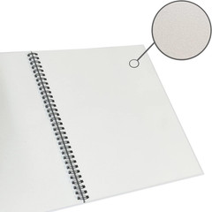Pack of 12 Letter Size Sketch Bound Spiral Premium Sketch Pads Set, Pencil Sket