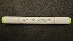 5 NEW SINGLE DUAL-TIPPED COPIC ALCOHOL MARKERS/COLORS: (B16, C6, RV69YG06, R35)