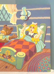 Goldilocks Paint-by-Number Vintage 50’s-60’s PBN Craftint 16″x12″ Excellent RARE