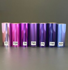 Hot Stamp Gilding Foil 90+ Colors 3 inches by 100 feet – Volume Pricing