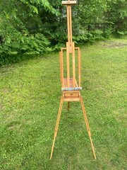 VINTAGE – JULLIAN HALF BOX – FIELD / TRAVEL EASEL – FRANCE