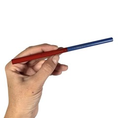 NOS Antique Pencil “Worldwide” A. W. Faber No. 1010 Unsharpened Bavaria Blue Red