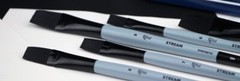 Artists brush set Rosa Gallery, flat watercolor brush Stream, make your own set