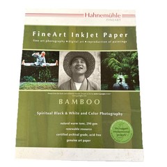 Hahnemuhle Bamboo 290 FineArt Inkjet Paper Natural Warm White 8.5 x 11 Archival