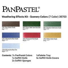 PanPastel Artist Pastels by GOLDEN, Scenery Set, 1 Count (Pack of 1),
