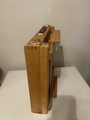 Loew Cornell 9109 Wooden Tabletop Easel Sketch Box Artist Storage Case