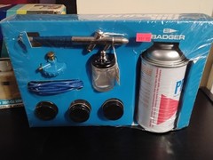 Vintage Badger Airbrush Kit No. 200 Brand New W/ Paint Box Wear