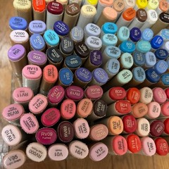 Copic Sketch Markers Set with Case Manga Anime Drawing Marker Pen Japan Used