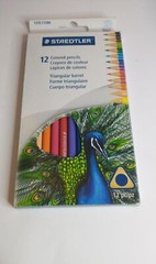Staedtler 12CT Triangular Barrel Colored Pencils Peacock – Made in Indonesia