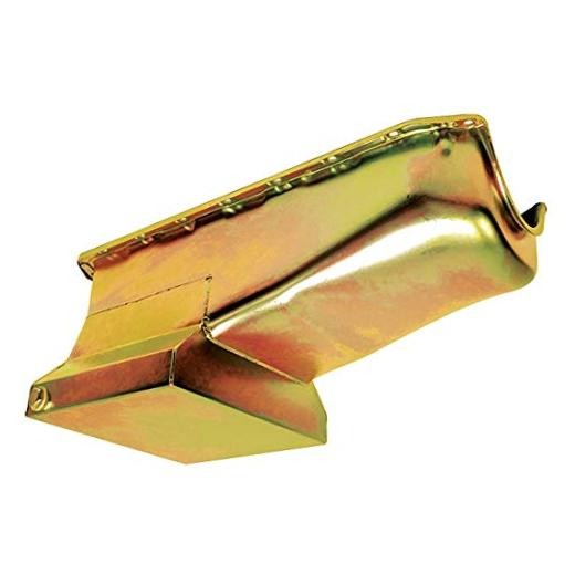 Steel Oil Pan Fits 1958–79 Chevy SB 283-305-327-350-400 – 7 Qt Capacity – Zinc