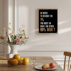 Inspirational Office Wall Decor for Men – 11×14 Motivational Wall Art – Succe…