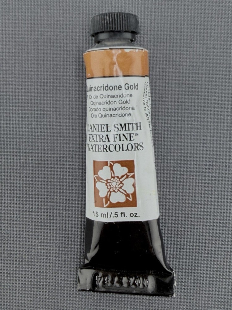 Daniel Smith Rare Discontinued Pigment Quinacridone Gold PO49 PO 49 Full Tube