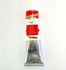 Artist Quality Oil Paint, Color: Scarlet Red, 170 ml Tube, ASTM D4236