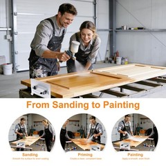 Door Painting Stand: Heavy-Duty Steel Racks with 4 Rubber Feet & Ergonomic Ha…