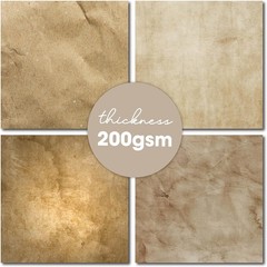 48 sheets Vintage Antique Scrapbooking Cardstock 5.9 x 8.27 inches, beige