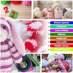 Acrylic Yarn Mini Skeins, 1200 Yards Soft Yarn for Crocheting & Knitting,