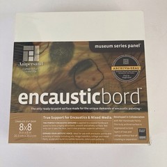NEW Ampersand Museum Series Panel Encausticbord 8x8x 2 1/8″ Cradled, SEALED