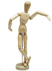 24 pcs ARTIST MANNEQUINS 12″ Wooden Jointed Paint Draw Human Figure Dummy Model