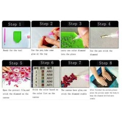 DIY Oil Painting By Numbers Kit Paint on FRAMED Canvas For Adult Kid Beginner P