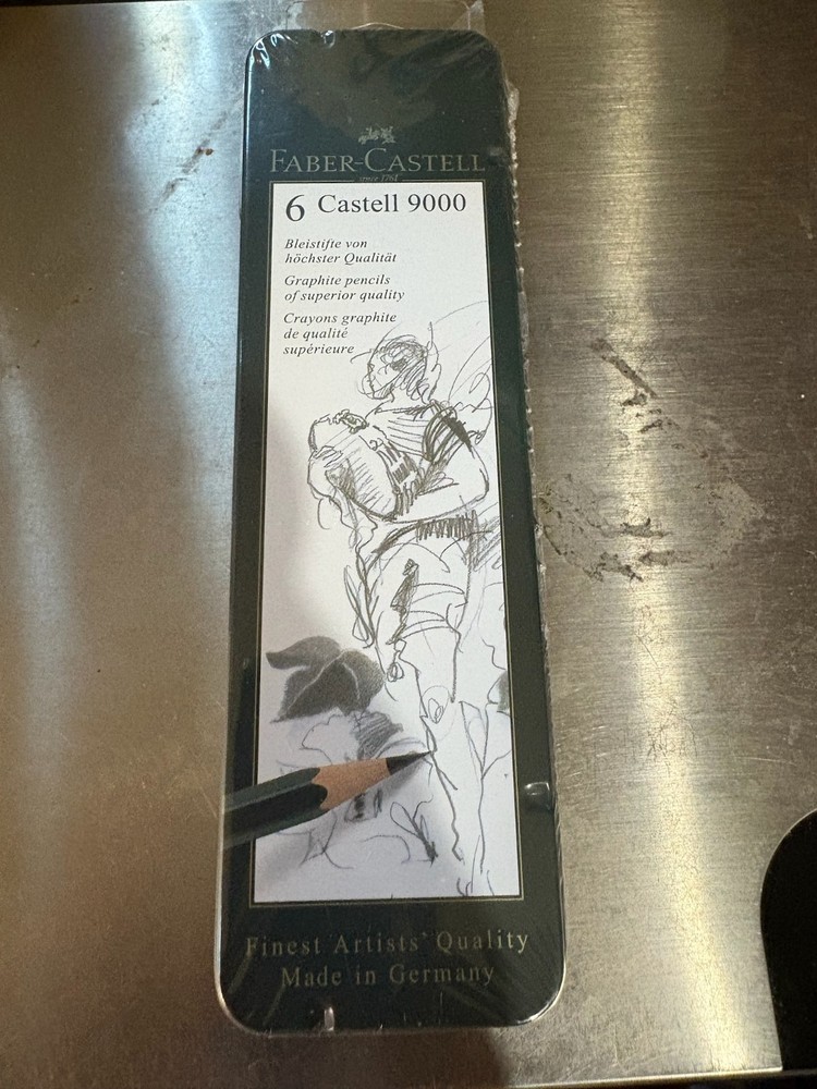 Faber-Castell – 6 Castell 9000, Art Pencil Set, New