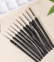 Precision Artist Brush Set, Fine Tip Acrylic Watercolor Nail Art Painting