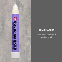 Sakura Solid Paint Markers – Permanent 1 Count (Pack of 1), White