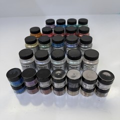 Jacquard Pearl Ex Powdered Pigments, Lot Of 33