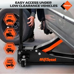 Low Profile Floor Jack 3 Ton (6600 lbs), Heavy Duty Hydraulic Jack for Car, Heav
