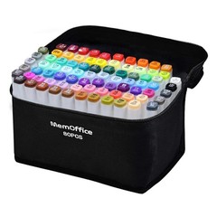 Alcohol Markers, 80 Vibrant Colors Dual Tip Art Markers for Coloring, Drawing…