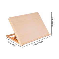 Adjustable Painting Board Stand, Portable Painting Board Stand Beech Wood