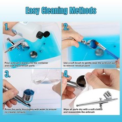 Airbrush Cleaner Solution 33.82 Oz Water Based Acrylic Paint Art Tools