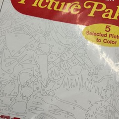 Venus Paradise Color by Number Picture Pak 0549-1 Storybook Stars Collection VTG