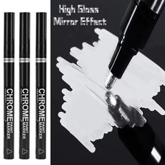 Liquid Chrome Mirror Marker Pens Waterproof Diy Paint Pen Craftwork Pen