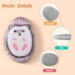 20 Pcs River Rocks Painting 3.3-4.5 Inch Large Smooth Flat DIY Art Stone