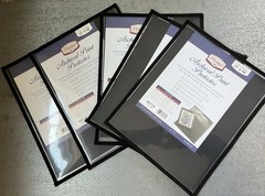 LOT OF 5 NEW Alvin Archival Print Protectors 11”x 14”