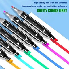 80 Colors Art Markers Pens, Dual Tips Alcohol Markers Permanent Sketch Markers