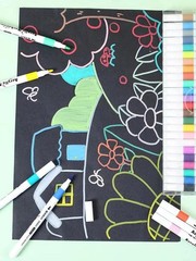 12–60 Color Acrylic Marker Set – Soft Tip Pens for Kids, Fabric, Stone & More