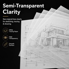 Transfer Paper Tracing – PSLER Translucent on Artist 200, Transparent