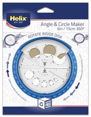 Helix – Angle and Circle Maker 6 Inch – Drawing and Drafting Designs Accurate…