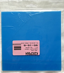GRAFIX Clear Craft Plastic Sheets 6″x6″ 4 Sheets w/ Blue Liner .020 Thick