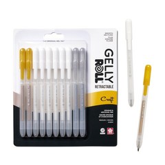 Gelly Roll Retractable Gel Pens Colored – Opaque Color Set – Medium Point Ink…