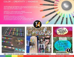 TOOLI-ART Black And White Acrylic Paint Markers Paint Pens Set For Rock Paint…
